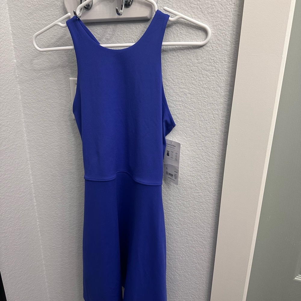Athleta Vibrant Blue Mini Dress